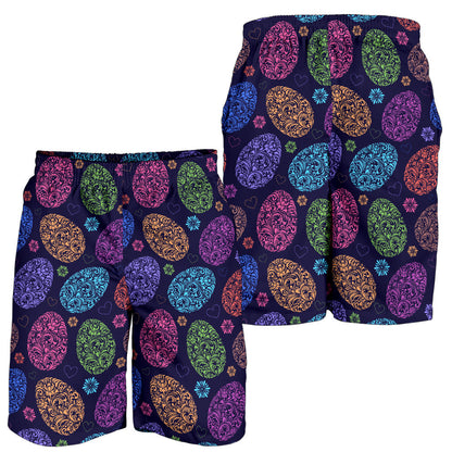 Easter Eggs Pattern Print Design RB012 Mens Shorts