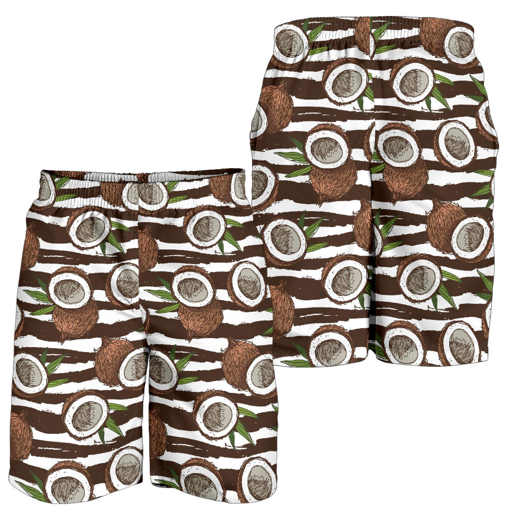 Coconut Pattern Print Design CN04 Mens Shorts