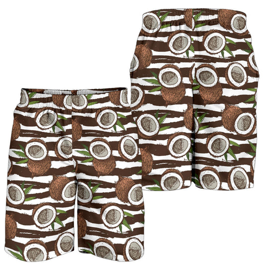 Coconut Pattern Print Design CN04 Mens Shorts