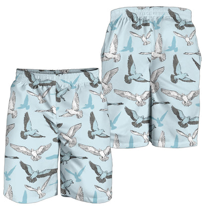 Pigeon Pattern Print Design 03 Mens Shorts