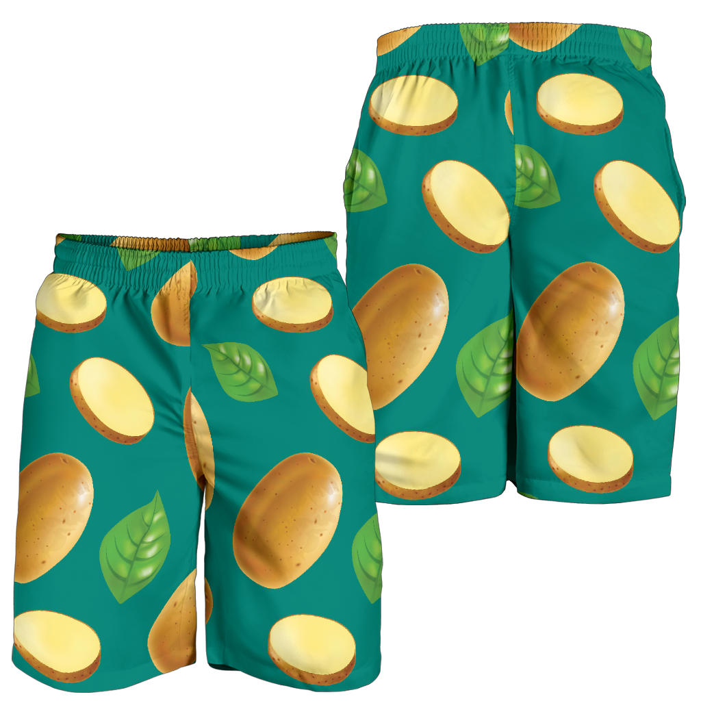 Potato Pattern Print Design A04 Mens Shorts