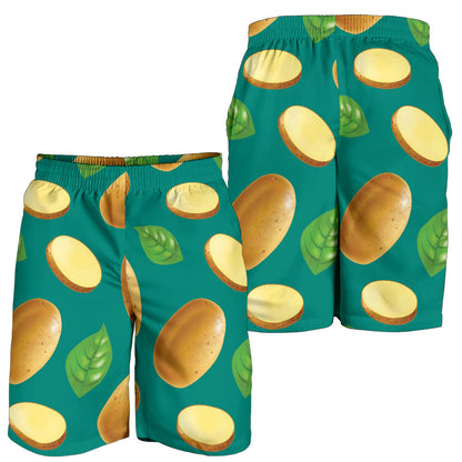 Potato Pattern Print Design A04 Mens Shorts