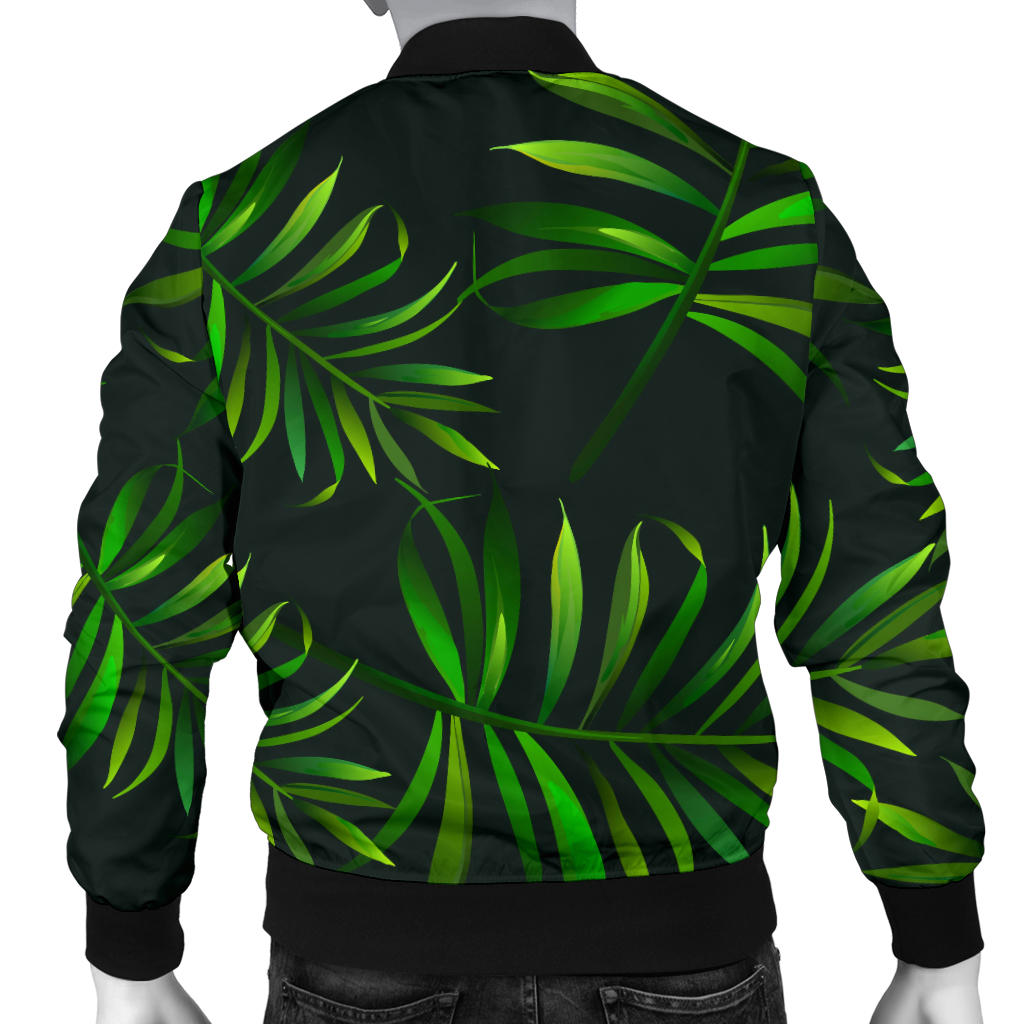 Rainforest Pattern Print Design RF03 Men Bomber Jacket