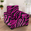 Pink Zebra Armchair Slipcover