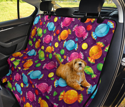 Candy Pattern Print Design CA05 Rear Dog  Seat Cover