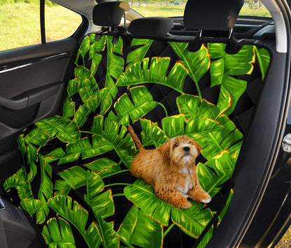 Banana Leaf Pattern Print Design BL06 Rear Dog  Seat Cover