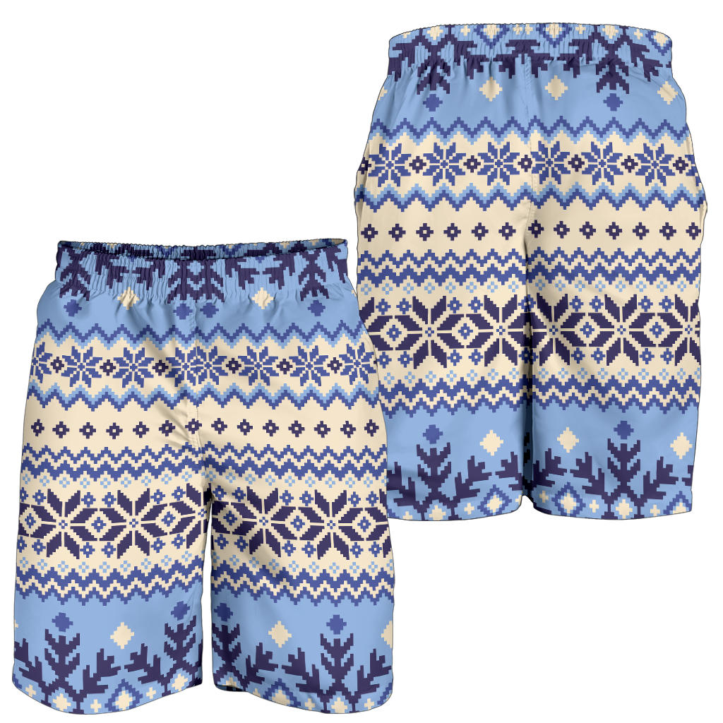 Nordic Pattern Print Design A03 Mens Shorts