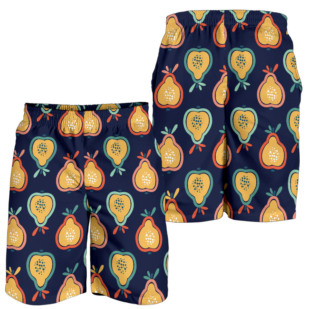 Pear Pattern Print Design PE03 Mens Shorts