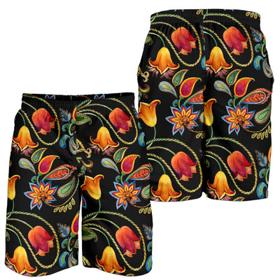 Tulip Boho Pattern Print Design TP09 Mens Shorts