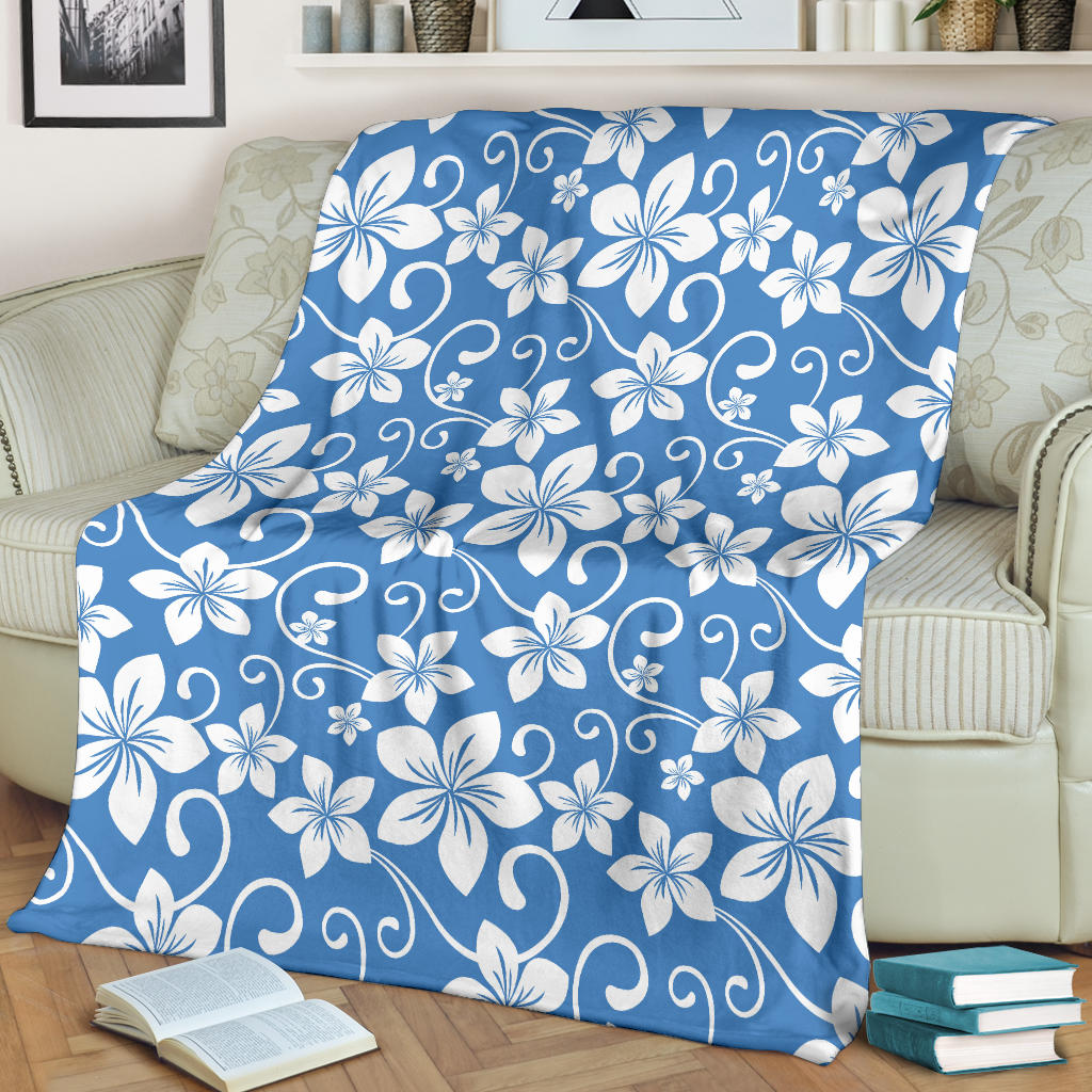 Hibiscus Pattern Print Design HB09 Fleece Blanket