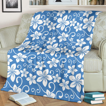 Hibiscus Pattern Print Design HB09 Fleece Blanket