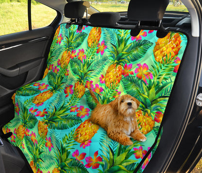 Pineapple Pattern Print Design PP010 Rear Dog  Seat Cover