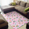 Cupcake Pattern Print Design CP03 Area Rugs