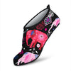 Pink Elephant Pattern Aqua Water Shoes