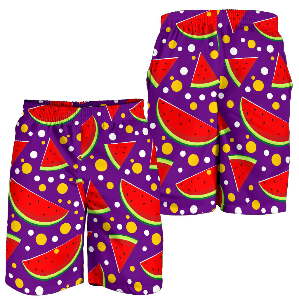 Watermelon Pattern Print Design WM010 Mens Shorts