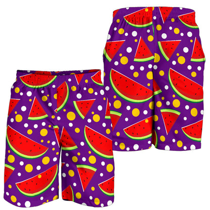 Watermelon Pattern Print Design WM010 Mens Shorts