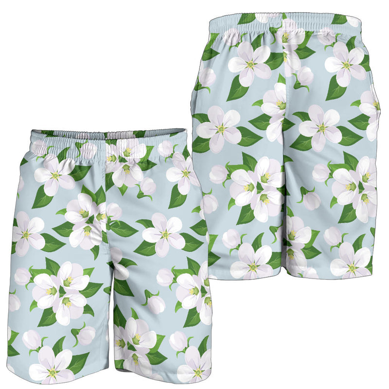 Apple blossom Pattern Print Design AB04 Mens Shorts