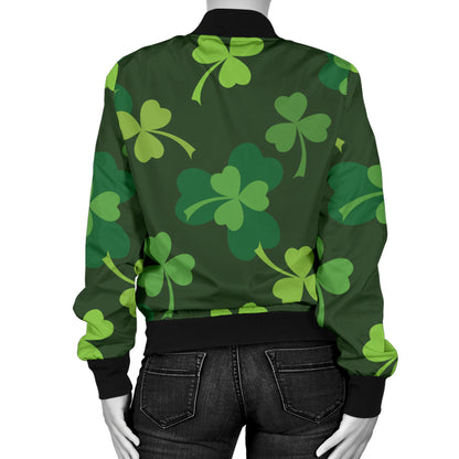 Irish Pattern Print Design 03 Women's Bomber Jacket