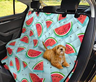 Watermelon Pattern Print Design WM03 Rear Dog  Seat Cover