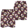 sugar skull Floral Pattern Mens Shorts