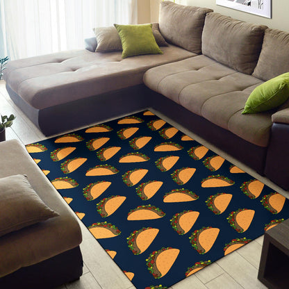 Taco Pattern Print Design TC04 Area Rugs