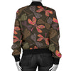 Dragonfly Pattern Print Design 02 Women's Bomber Jacket