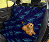 Sea Turtle Pattern Print Design T04 Rear Dog  Seat Cover