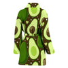 Avocado Pattern Print Design AC04 Women Bathrobe