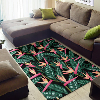 Bird Of Paradise Pattern Print Design BOP03 Area Rugs