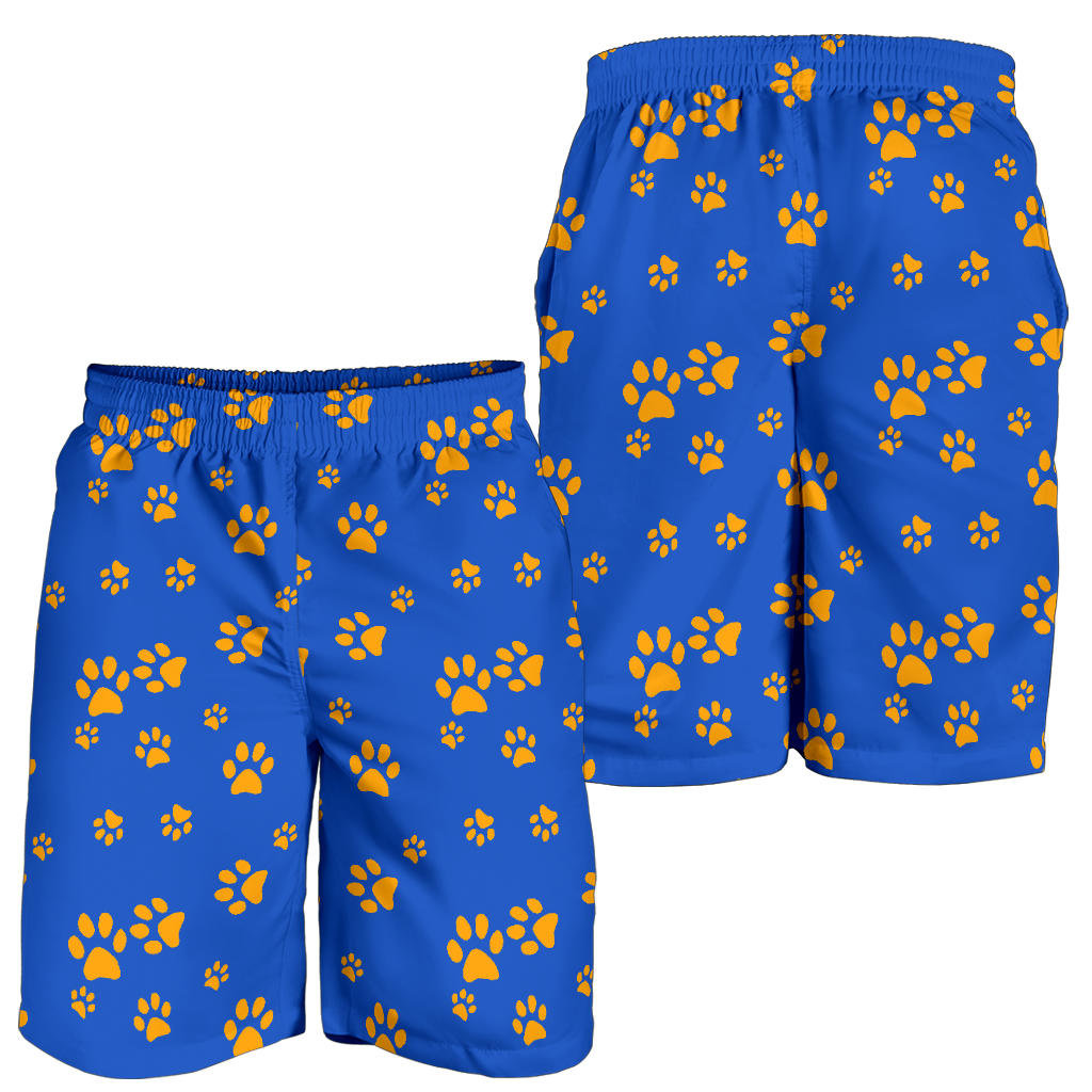 Paw Pattern Print Design A03 Mens Shorts