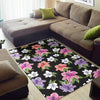 Lily Pattern Print Design LY02 Area Rugs