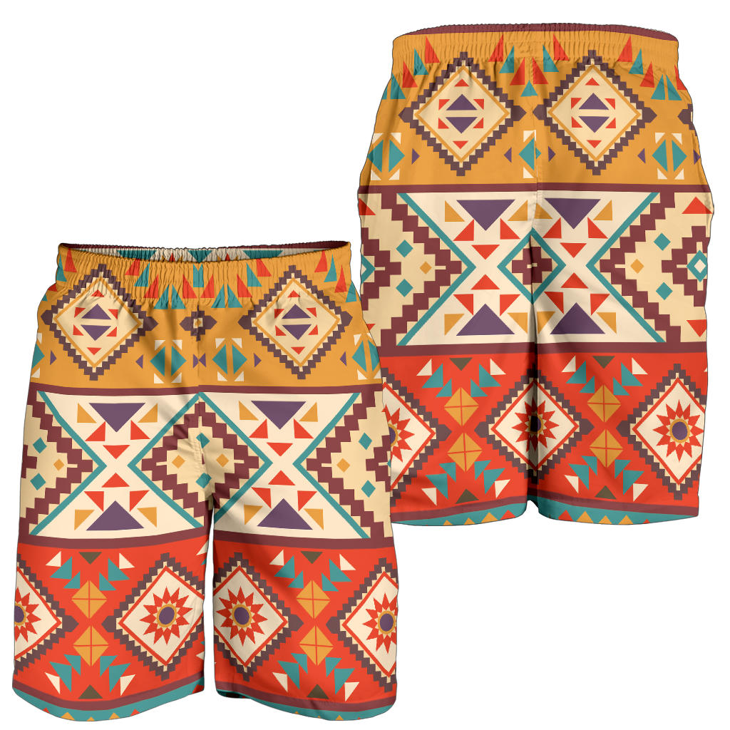 Navajo Pattern Print Design A01 Mens Shorts