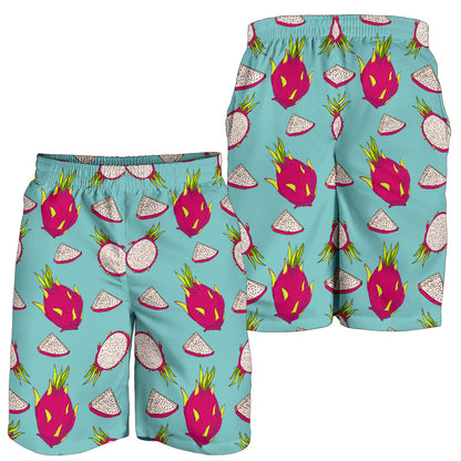 Dragonfruit Pattern Print Design DF01 Mens Shorts