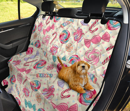 Candy Pattern Print Design CA04 Rear Dog  Seat Cover