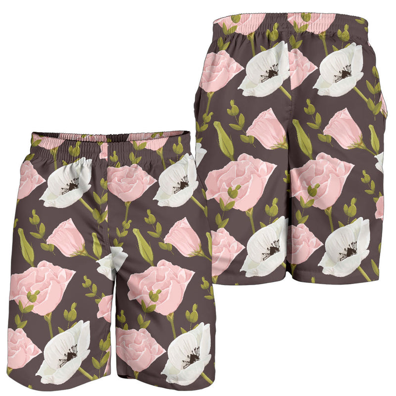 Anemone Pattern Print Design AM011 Mens Shorts