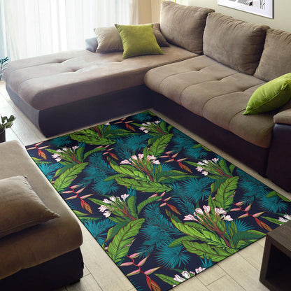 Rainforest Pattern Print Design RF01 Area Rugs