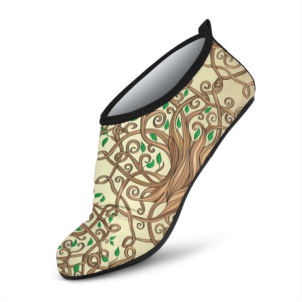 Celtic Tree of life Aqua Water Shoes