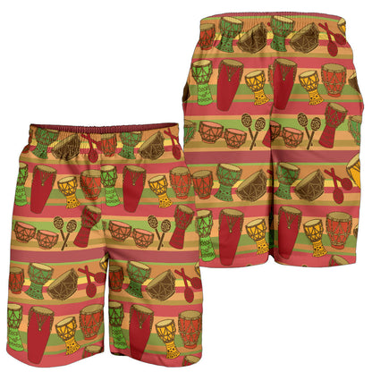 Percussion Pattern Print Design 01 Mens Shorts