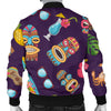 Hawaiian Themed Pattern Print Design H024 Men Bomber Jacket