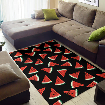 Watermelon Pattern Print Design WM01 Area Rugs