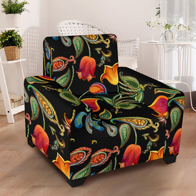 Tulip Boho Pattern Print Design TP09 Armchair Slipcover