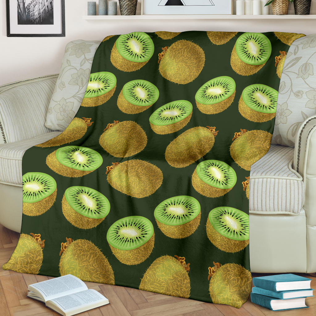 Kiwi Pattern Print Design KW04 Fleece Blanket