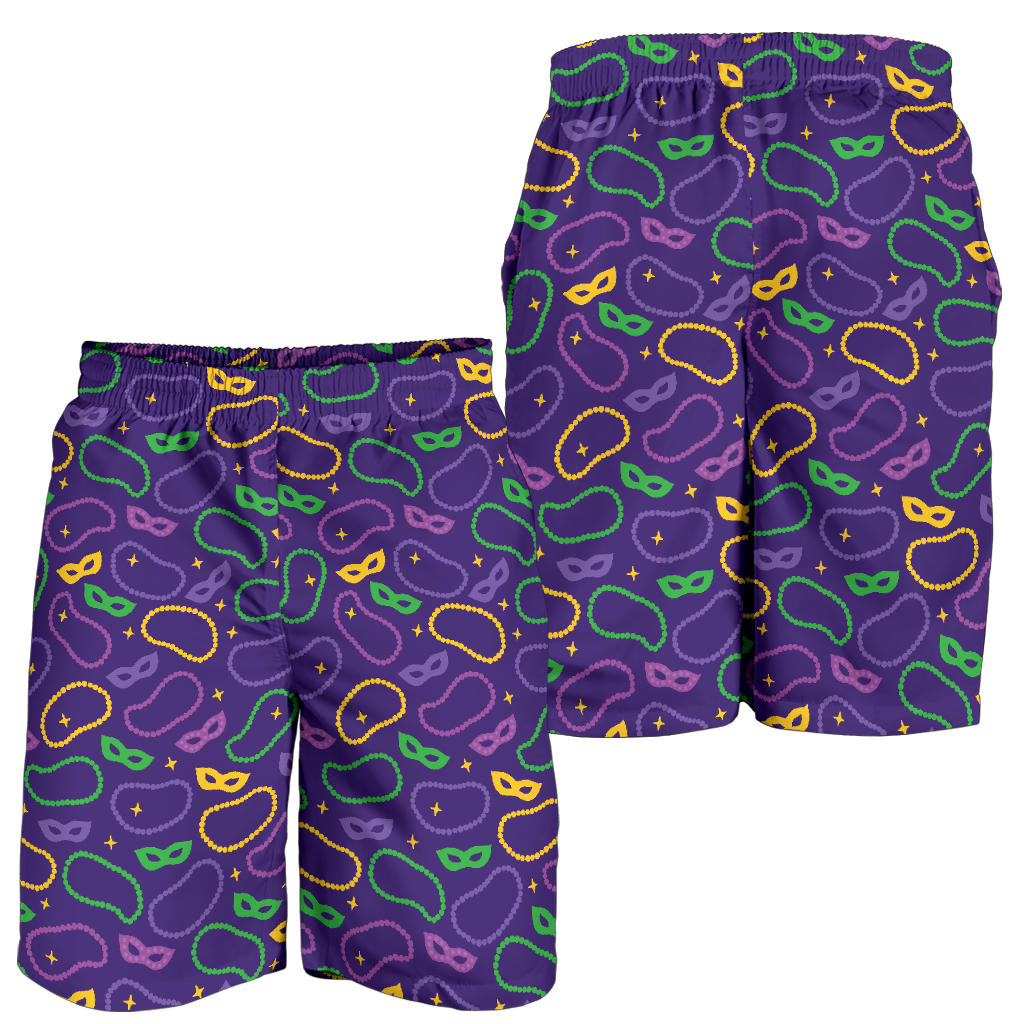 Mardi Gras Pattern Print Design 04 Mens Shorts