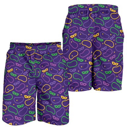 Mardi Gras Pattern Print Design 04 Mens Shorts