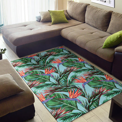 Bird Of Paradise Pattern Print Design BOP01 Area Rugs