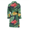 Bird Of Paradise Pattern Print Design BOP09 Men Bathrobe