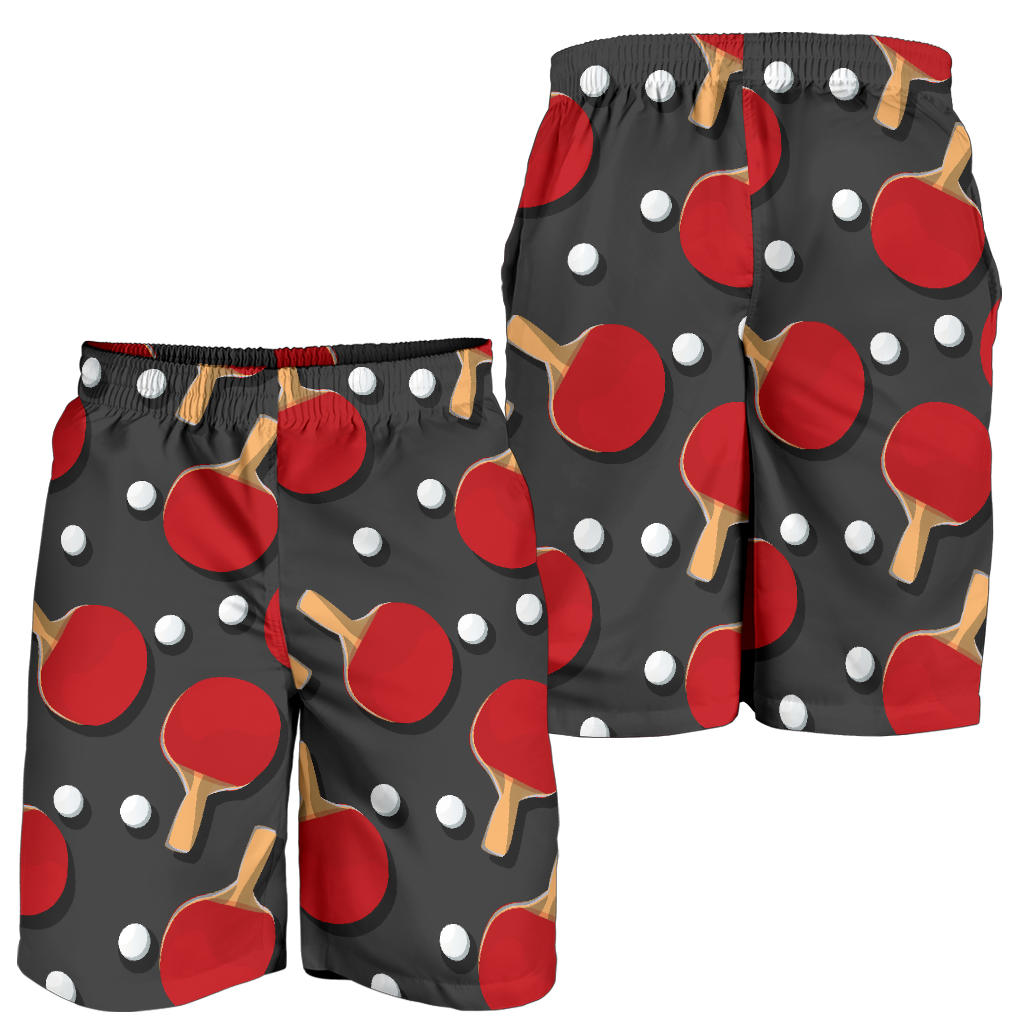 Ping Pong Pattern Print Design A05 Mens Shorts