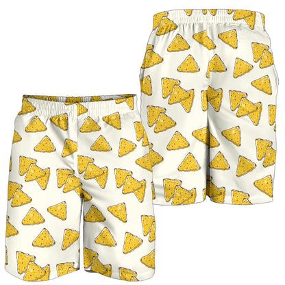 Nachos Pattern Print Design A01 Mens Shorts
