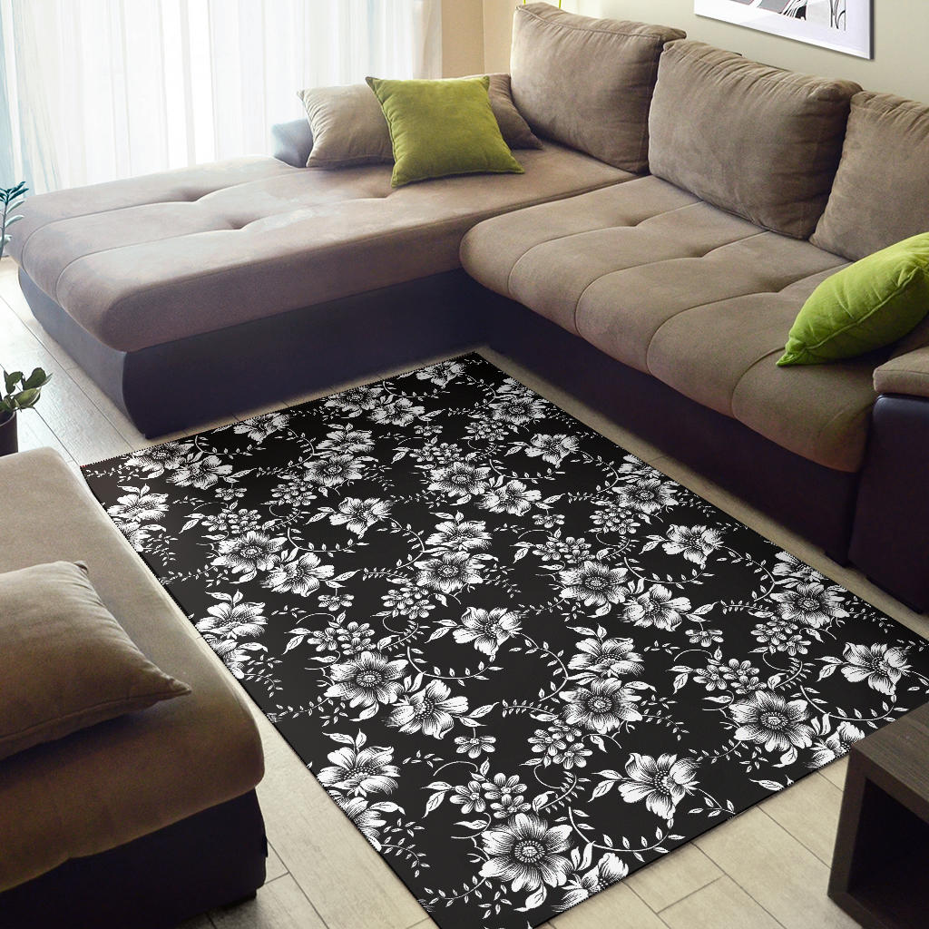 Gerberas Pattern Print Design GB02 Area Rugs