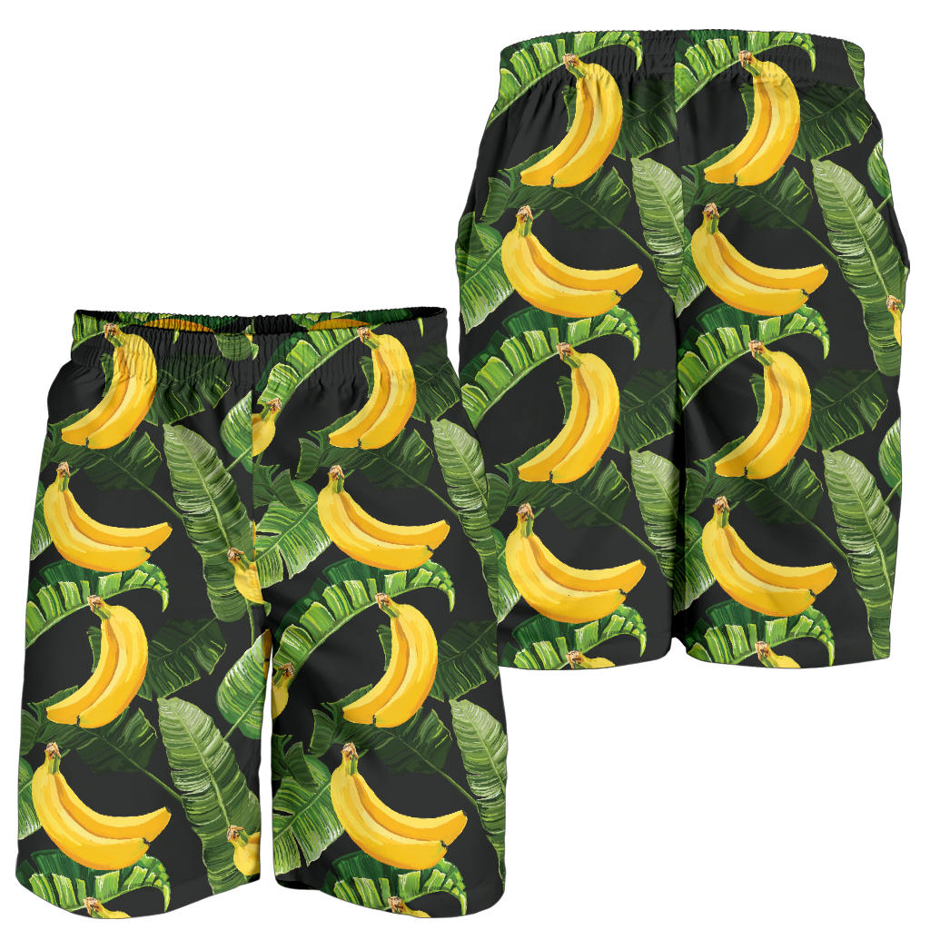Banana Pattern Print Design BA01 Mens Shorts
